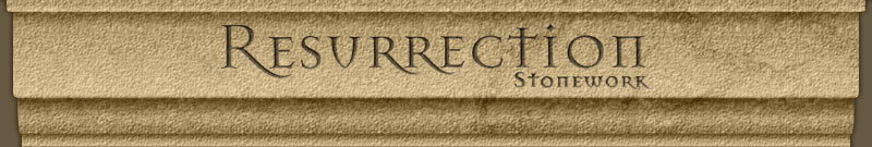 Resurrection Stonework header